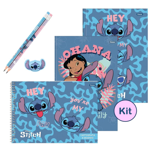 Foroni Escolar Infantil Crianças Stitch Cartografia e Desenho Espiral,  caderno de desenho, caderno para pintar, pintura, caderno infantil, caderno  desenho capa dura, black friday, volta as aulas 80 folhas branco 1 assuntos