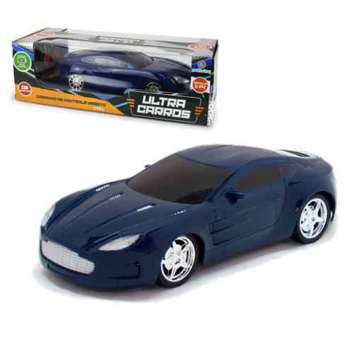 Carrinho Controle Remoto Esportivo Ultra Carros Brinquedo - Polibrinq