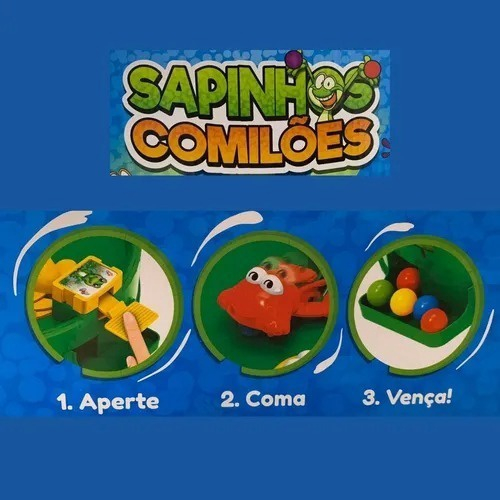 Jogo De Agilidade Sapo Comilão Joguinho De Tabuleiro - Vou Comprar