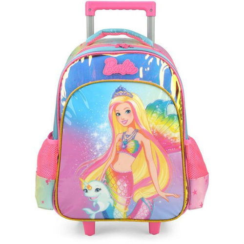 Mochila De Rodinhas Barbie A Princesa E A Pop Star Com Luz em Promoção na  Americanas