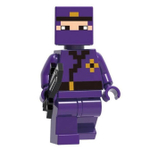 Boneco Blocos De Montar Ovelha Colorida Azul Minecraft