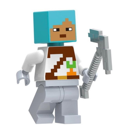 Minecraft Lego Kit Com 16 Bonecos Da Serie