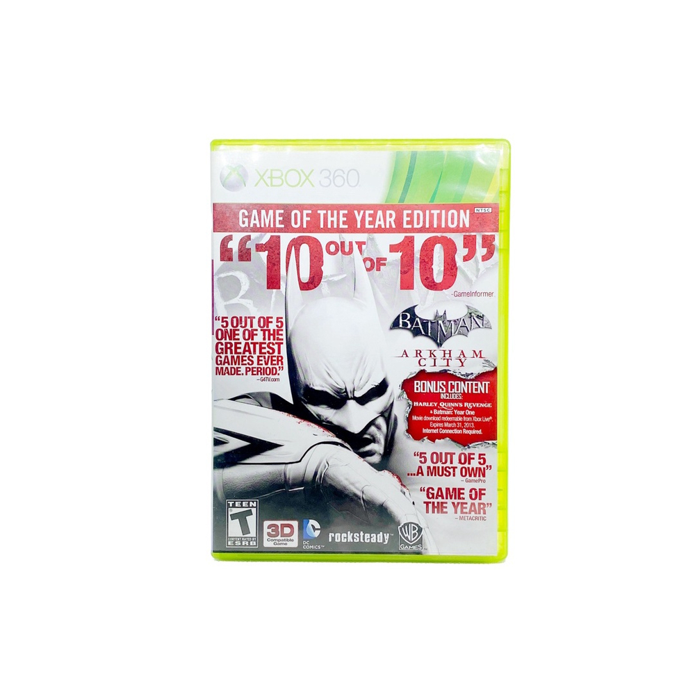 JOGO XBOX 360 - BATMAN: ARKHAM CITY LIMITED ED. (1)