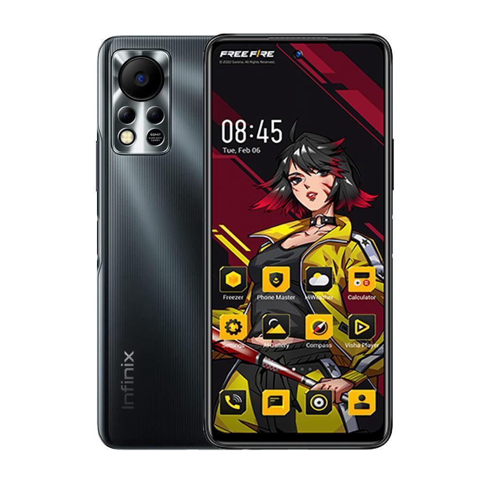 Smartphone Infinix Free Fire 4g 128gb Câmera 50mp Preto