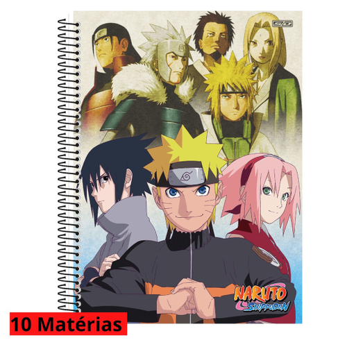 Caderno Naruto Sakura E Sasuke 10 Matérias 160 Folhas em Promoção na  Americanas