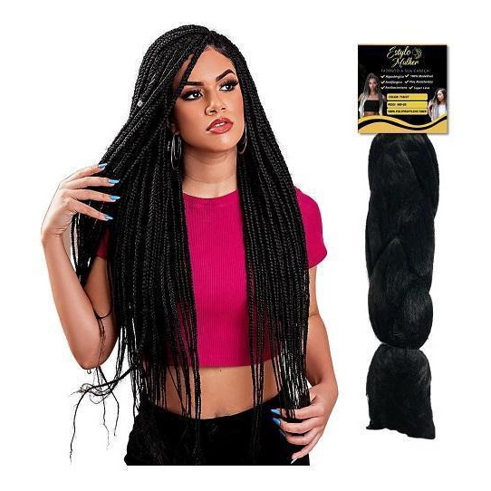 Super Jumbo Cabelo Para Tranças Box Braids Marca Estylo Mulher 400