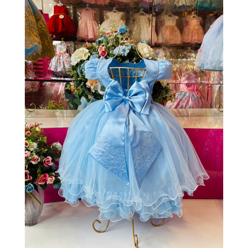 VESTIDO CINDERELA AZUL ROYAL A VTDWBM6AK - vendemos varejo e atacado,  produzimos também sob medida o modelo que você escolher.