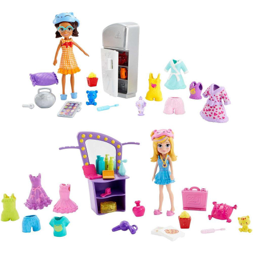 Polly Pocket Conjunto Festa de Patinação HDW51 - Mattel GBF85 - Os