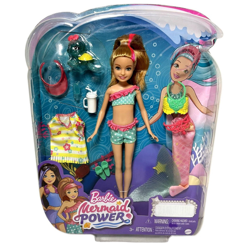 Boneca Barbie Mermaid Power Azul