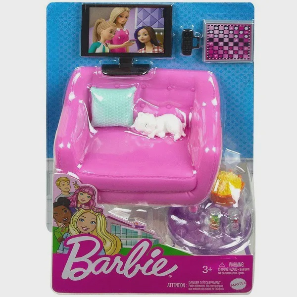 Barbie Mini Playset com Pets - Bumerang Brinquedos