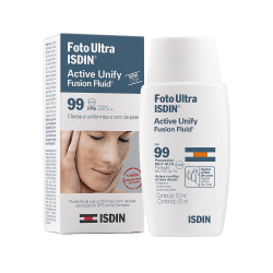 Clareador Facial Isdin - FotoUltra Active Unify Fusion Fluid fps 99 Menor preço em Clareador Facial Isdin - FotoUltra Active Unify Fusion Fluid fps 99