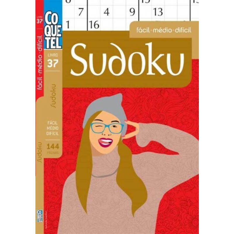 Coquetel Sudoku, Fácil, Médio e Difícil