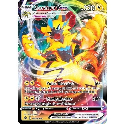 Cartinhas Pokemon Zeraora V-astro Cartas Cards Tcg Brinquedo