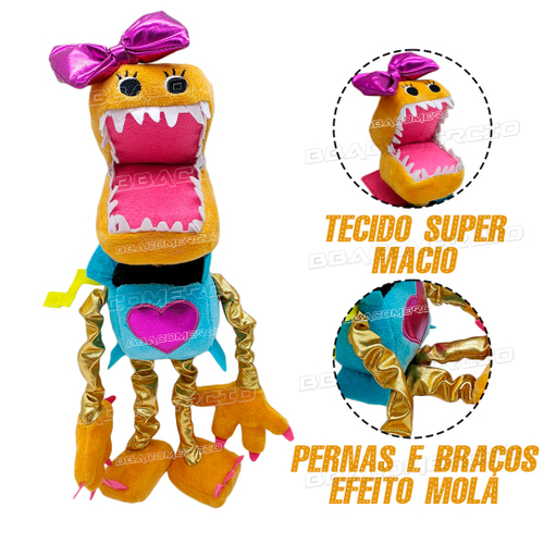 Huggy Wuggy Brasil Pelucia Azul Boneco Playtime Pop Time - Loja de  departamentos