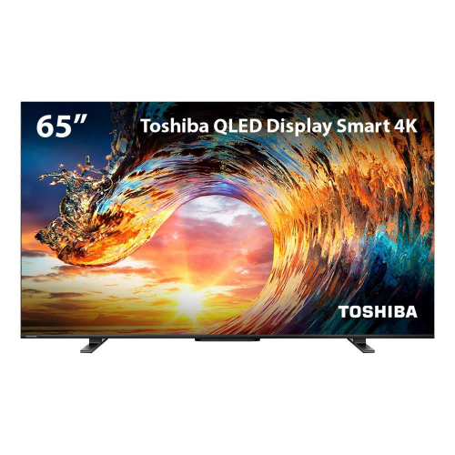 Smart TV qled 65 Toshiba 65M550L, 4K, 2 usb, 3 hdmi, 60Hz em