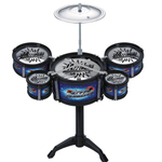 Bateria Musical Infantil Com Baqueta Brinquedo - Art Brink