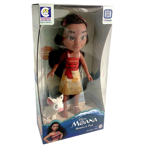 Boneca Moana Princesa Disney 36 Cm E Pua - Cotiplás 2600