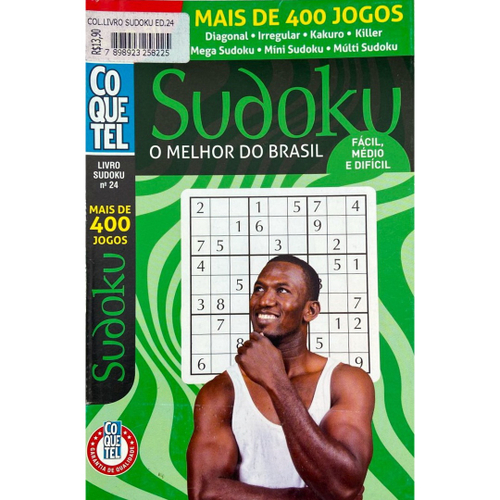 Coquetel Sudoku Fácil/Médio/Difícil - Livro 33