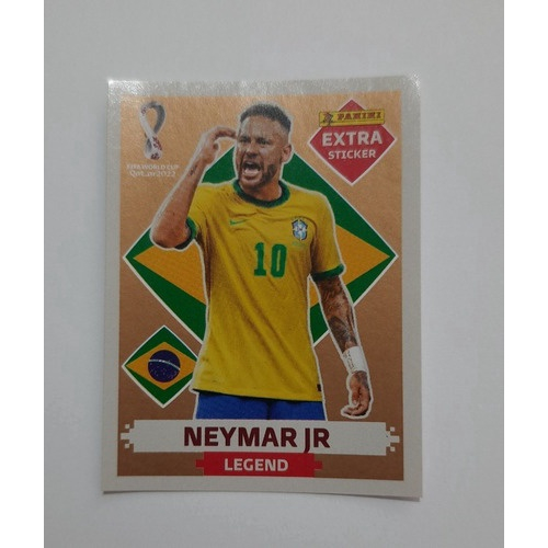 NEYMAR JUNIOR PRATA - EXTRA LEGEND (Brasil) - Figurinha Original - Não  deixe de