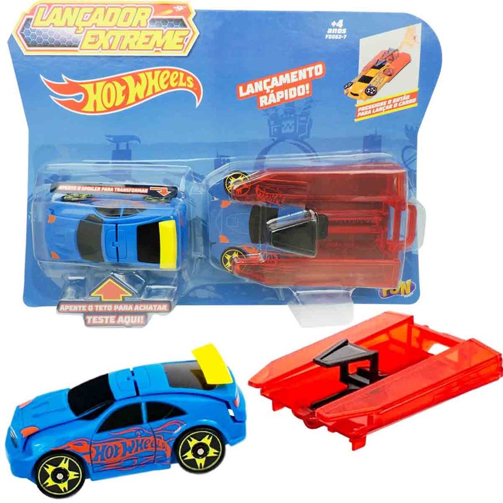 LANÇADOR EXTREME CARRINHO BRANCO - HOT WHEELS - FUN F0062-7