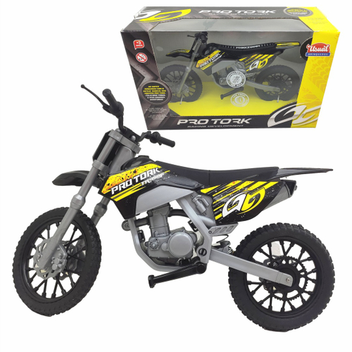 Moto Cross Infantil Pro Tork Miniatura 29cm - Usual Brinquedos - Caminhões,  Motos e Ônibus de Brinquedo - Magazine Luiza