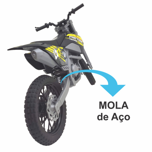 Brinquedo Motoca Moto Corrida Infantil Pro Tork Pneu Borracha Suspensão -  Usual Brinquedos - Caminhões, Motos e Ônibus de Brinquedo - Magazine Luiza