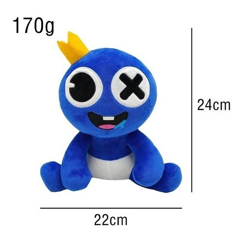 Blue boneco de pelúcia Rainbow Friends Roblox