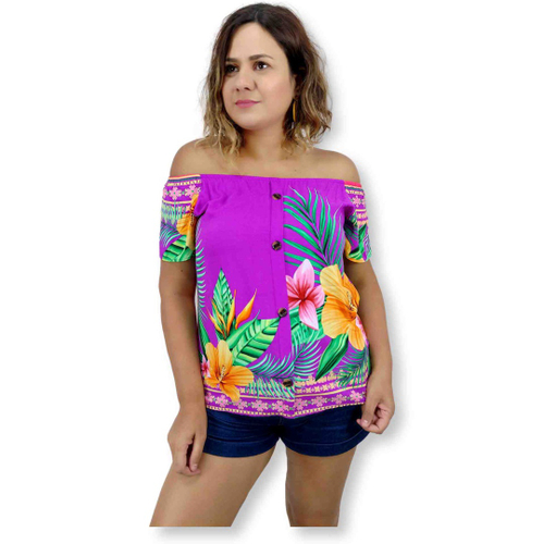 Blusa bata best sale feminina estampada