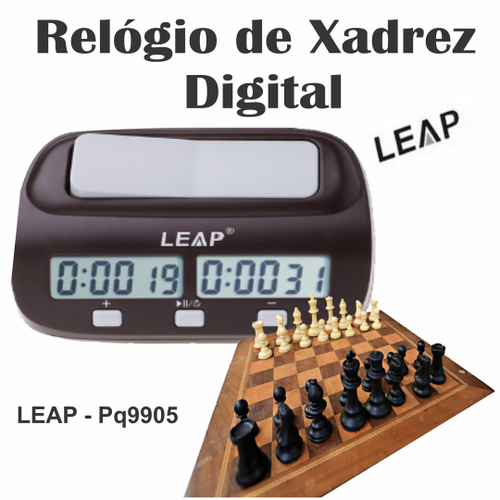 Relógio De Xadrez Digital Leap Compacto em Promoção na Americanas