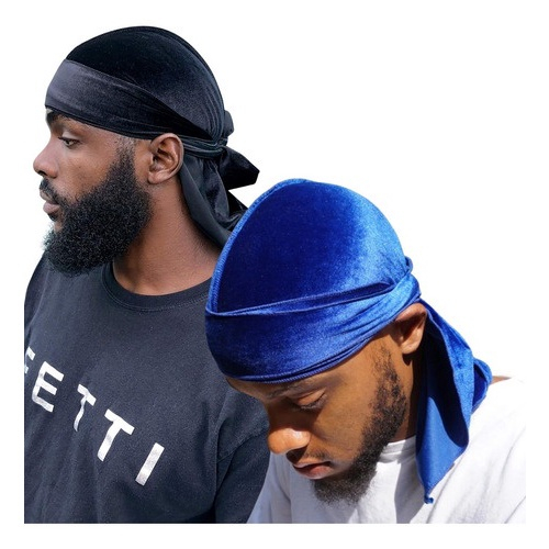 Touca Toca Durag Para 360 Waves Veludo Hip Hop Rapper