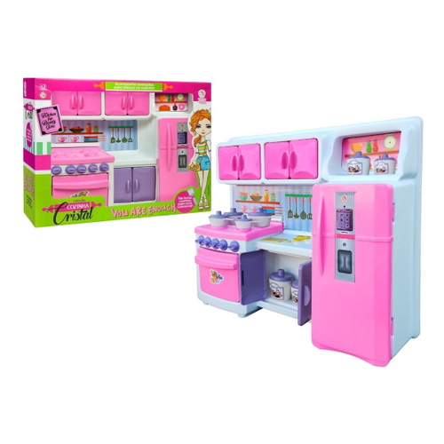 Cozinha Brinquedo Menina Eletro Jogo Panelas Comidinhas 19pç em Promoção na  Americanas