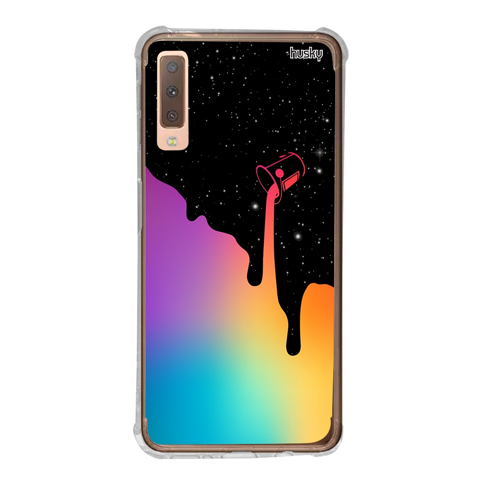 Capa Anti-impacto Personalizada Para Galaxy A7 (2018) - Balde Universo  Prisma - Husky em Promoção na Americanas