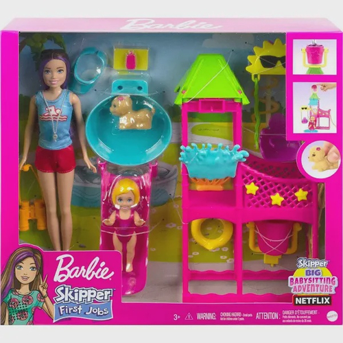 Polly Parque Aquatico Mattel FNH13 - Patota Brinquedos