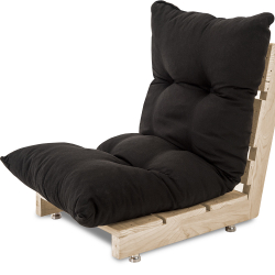 Futon Dobrável de Espuma Solteiro Preto 120x60 - bf Colchões é boa?