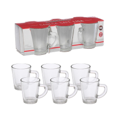 Jogo de Xicaras Canecas de Café Expresso Lisa em Vidro 70ml Hauskraft 6 Unidades Menor preço em Jogo de Xicaras Canecas de Café Expresso Lisa em Vidro 70ml Hauskraft 6 Unidades