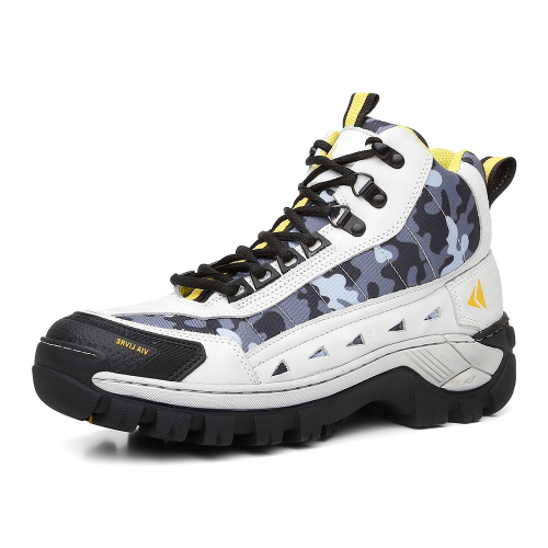 Bota Camuflada Tratorada Adventure de Couro Masculina Solado