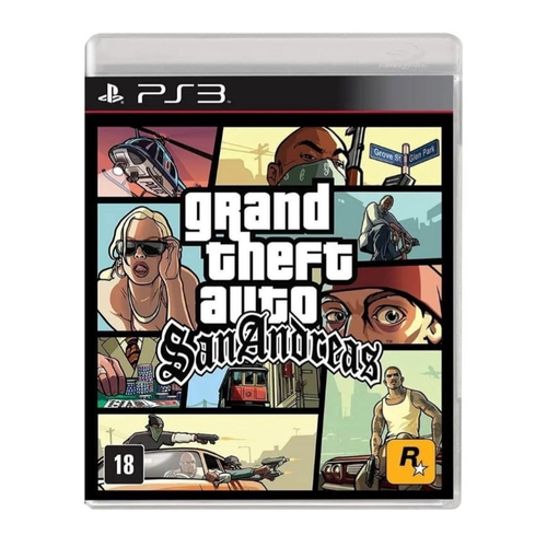 Grand Theft Auto San Andreas - gta San Andreas - PS3 em Promoção