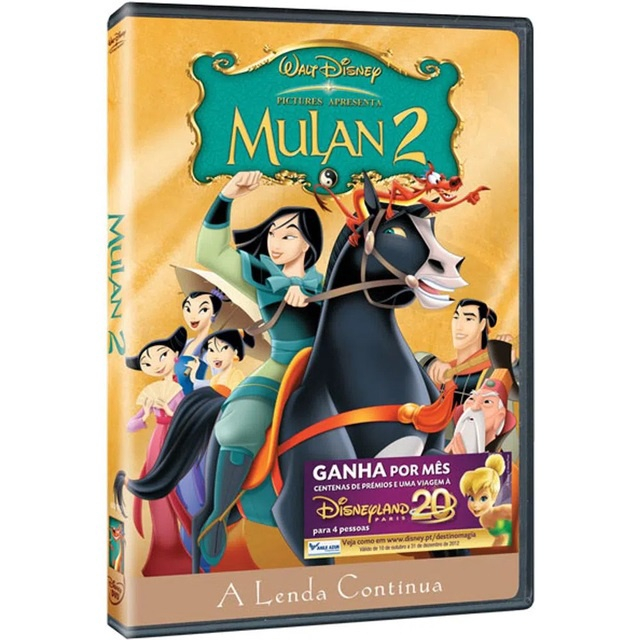 Dvd Mulan 2 - disney no Shoptime