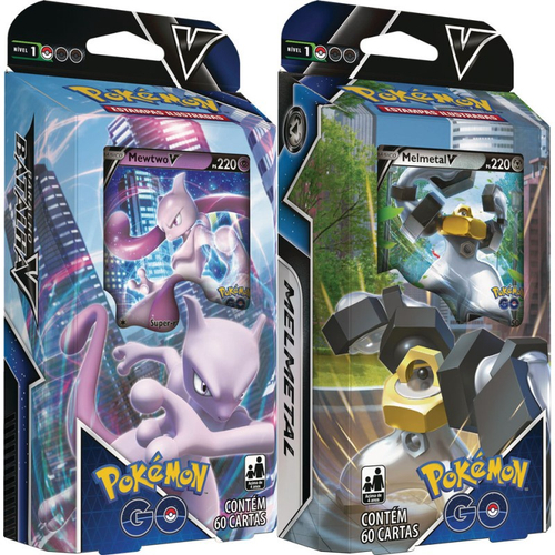 Box Treinador Avançado Mewtwo Pokémon Go Original Copag - Deck de