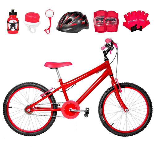 Bicicleta Infantil Moto Cross Aro14 Freios V-Brakes Vermelho em Promoção na  Americanas