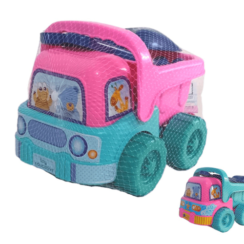 Caminhão Caçamba Truck Rosa girl Little para Bebês