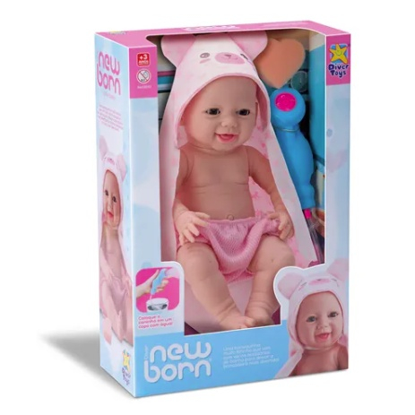 Boneca Bebê Mini Reborn Menino Com Manta Azul no Shoptime