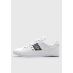 Menor preço em Tênis Lacoste Masculino Europa Branco/Verde