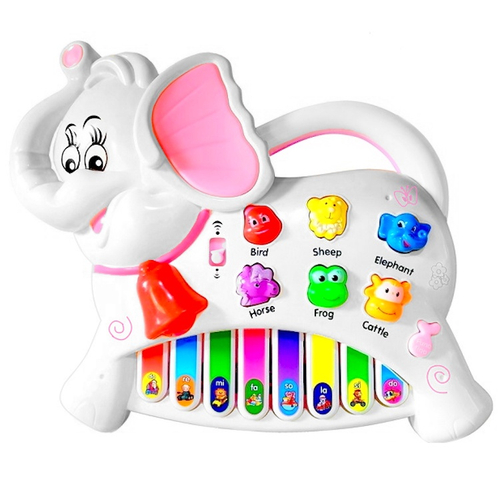 Piano Teclado Musical Fazendinha Animal Infantil Bebê - I Love