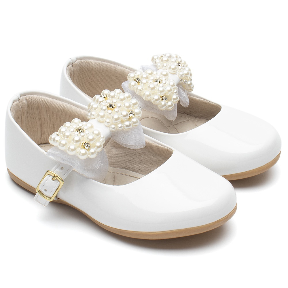 Sapato de boneca infantil sales branco