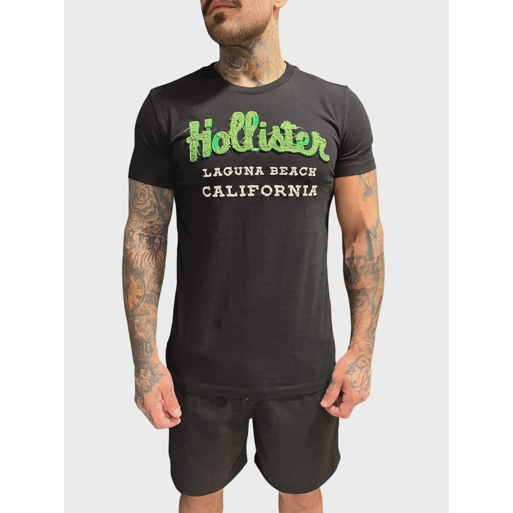 Camisa hotsell hollister preta