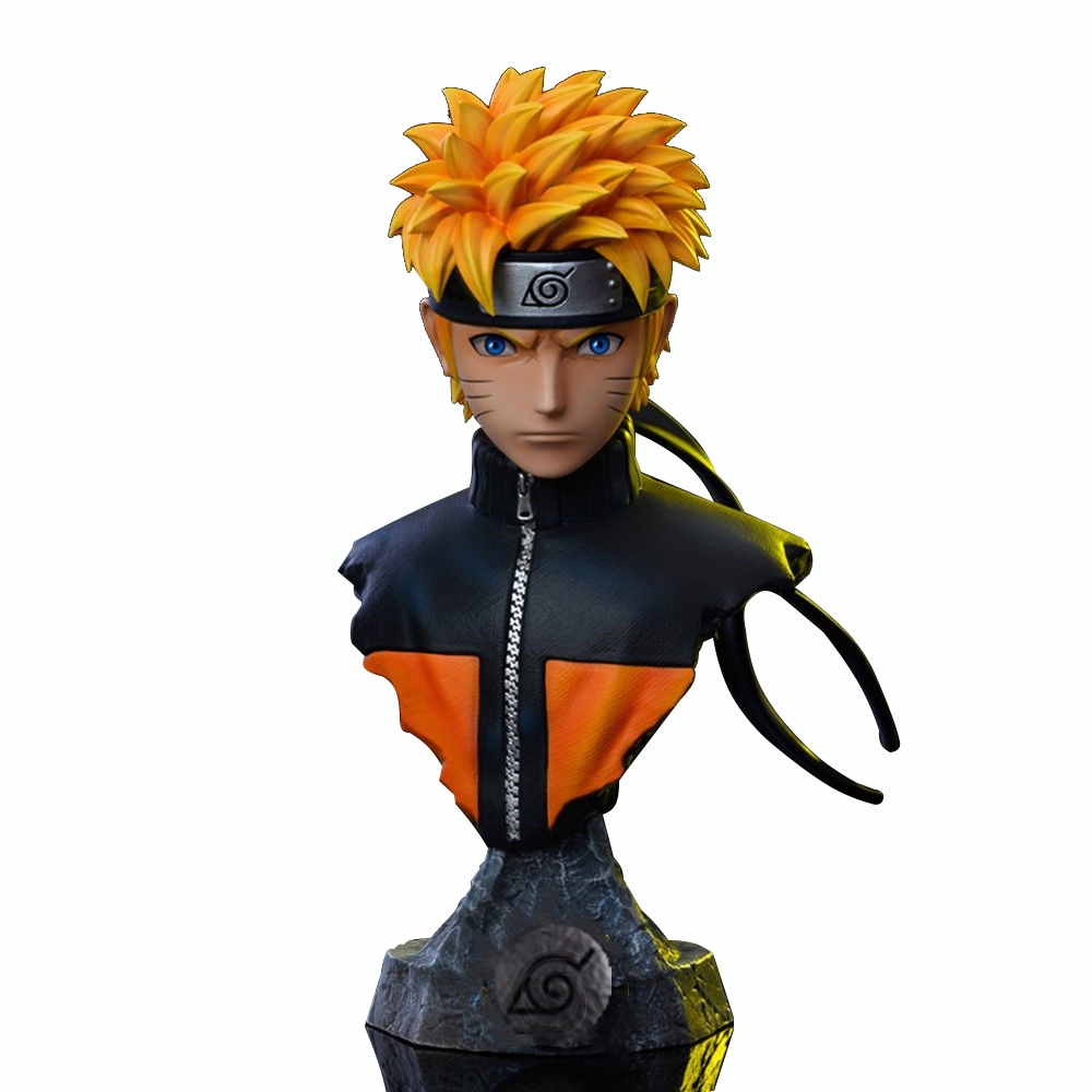 28cm anime naruto figura rosto changer uzumaki naruto bonecos figuras de  ação estilo pvc coleção estátua