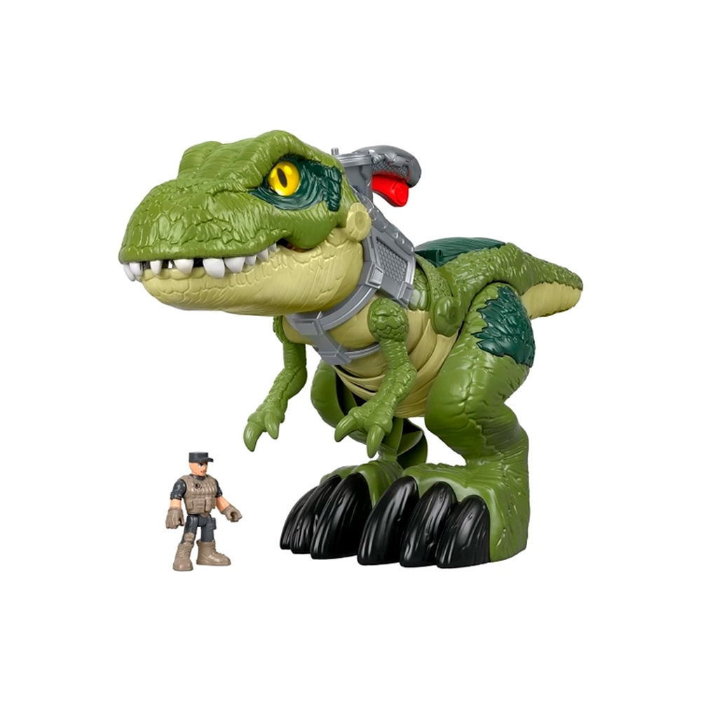 Dinossauro TRex Mega Mordida Imaginext Jurassic World Mattel GBN14