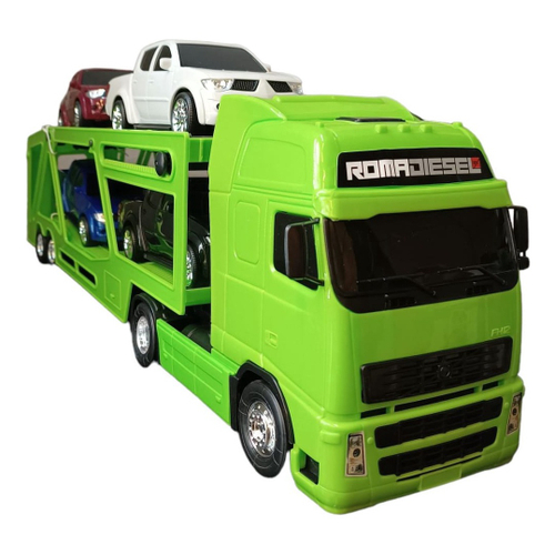 Brinquedo Carreta Caminhão Cegonheira Gigante Diesel Rx Branco 1309 - Roma