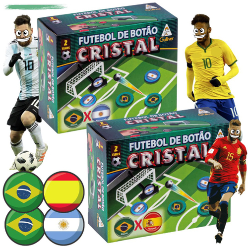 Futebol De Botão Cristal Brasil e Argentina-0382